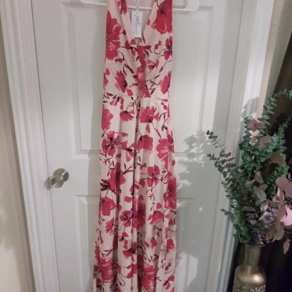 This Beautiful Red, Pink, Blue Dress - Picture 2 of 9